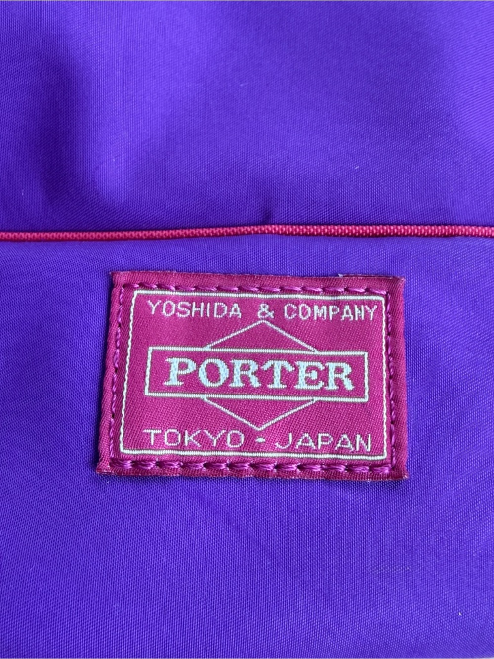 Porter Yoshida & Co Nylon Backpack Purple Pink - Picture 2 of 9